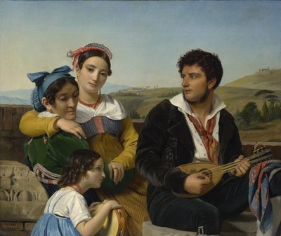 Gruppo musicale, 1821 da François Joseph Navez