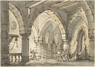 Scena dal dramma Don Luis de Vargas da François Joseph Pfeiffer (II)