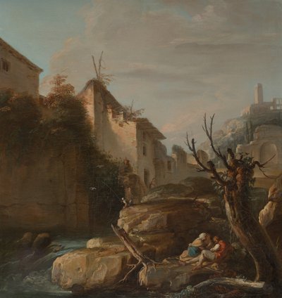 Paesaggio appenninico da François Le Moyne