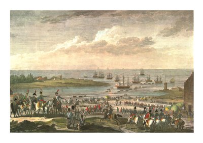 Imbarco degli inglesi in Olanda, 30 novembre 1799, c1850 da François Louis Couché