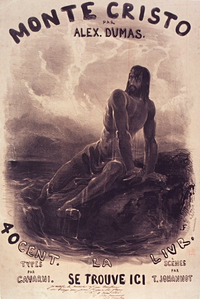 Louis Français-Dantès sulla sua roccia da Francois Louis Francais