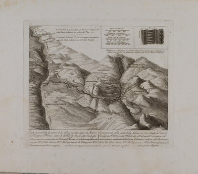 Mappa generale della Sabina da François Morel