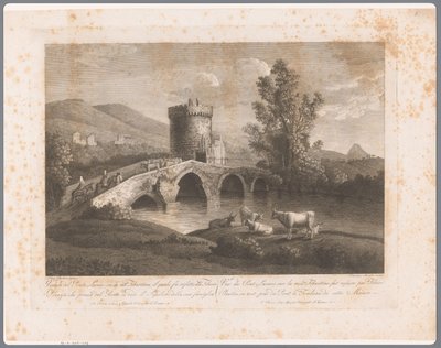 Veduta del Ponte Lucano da François Morel