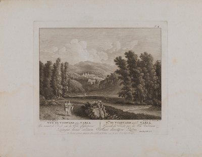 Vue de Vicovaro Anc. Varia (no. 1) da François Morel