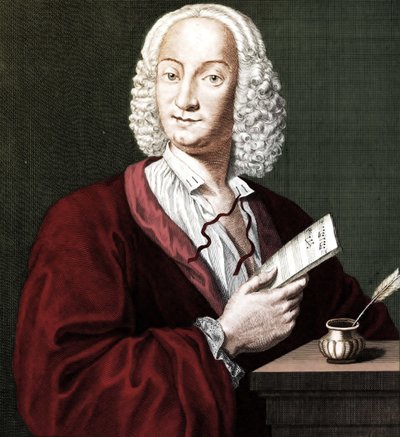 Antonio Vivaldi 1678-1741, 1725 da François Morellon de La Cave