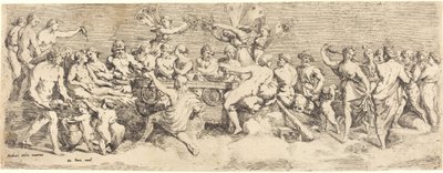 Il Banchetto Nuziale di Cupido e Psiche da François Perrier after Raphael