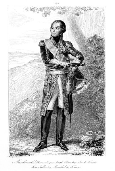 Etienne Jacques-Joseph-Alexandre MacDonald 1765-1840, Duca di Taranto e Maresciallo di Francia, 1839 da François Pigeot