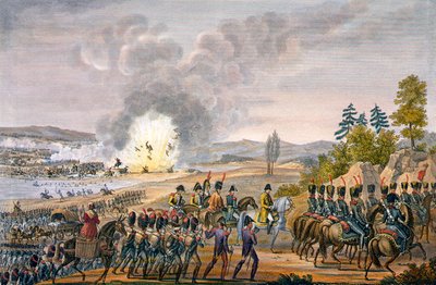La ritirata francese dopo la battaglia di Lipsia, Germania, 19 ottobre 1813 da François Pigeot