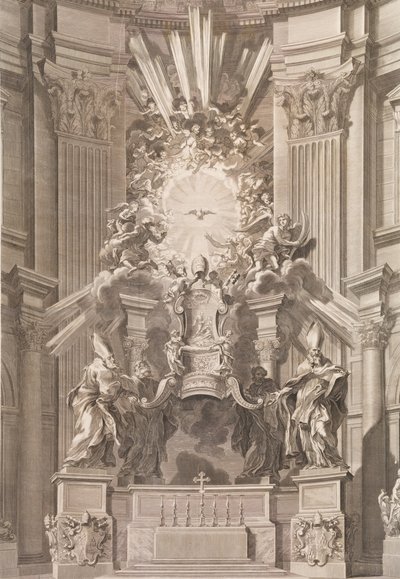 Cathedram S. Petri in interiore templi fronte...Tavola 41 dall