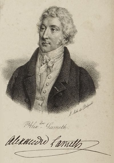 Alex.dre Lameth da Francois Seraphin Delpech