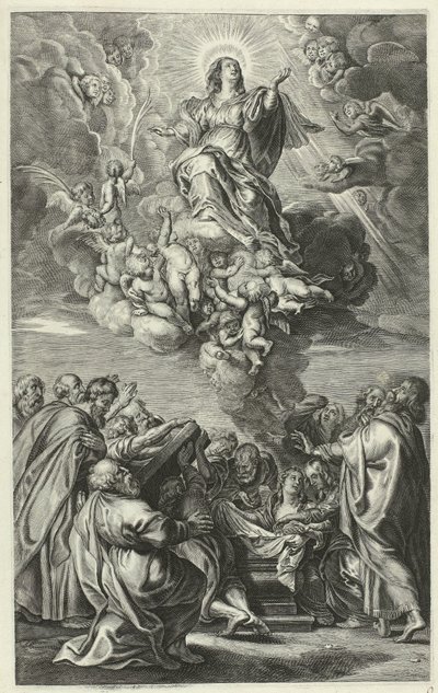 Ascensione di Maria (serie: Vita di Cristo) da François Stuerhelt (possibly)
