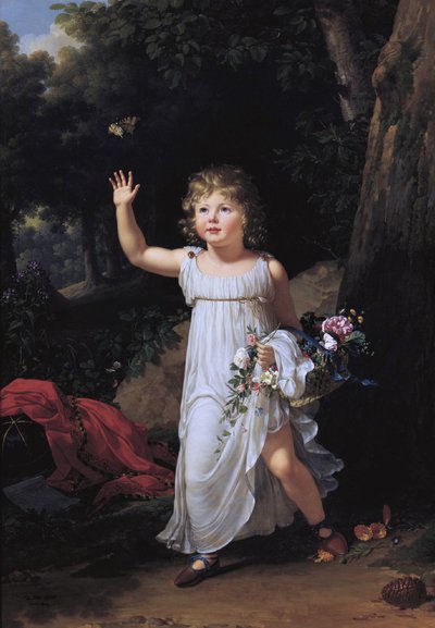 Francese: Ritratto del giovane Edgar Clarke Ritratto del giovane Edgar Clarke da Francois Xavier Fabre
