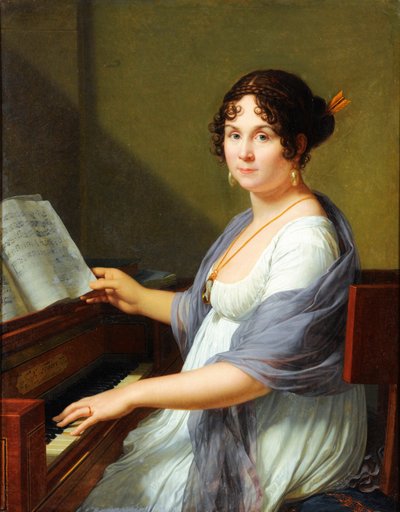 Ritratto di Geneviève Aimée Victoire Bertin da Francois Xavier Fabre