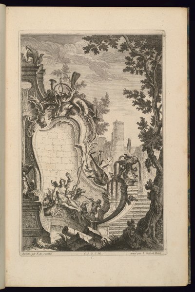 Progetto per Fontana con Diana da François de Cuvilliés the Elder