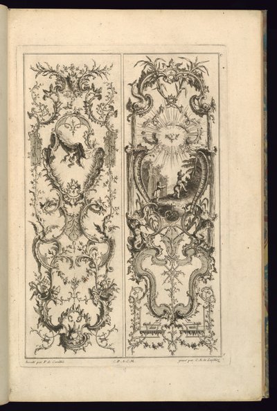 Progetto per Due Pannelli da François de Cuvilliés the Elder