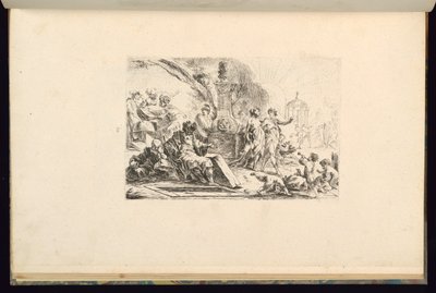 Disegno con Apollo da François de Cuvilliés the younger