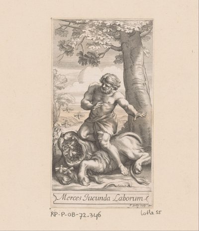 Sansone e il leone da François de Poilly (I)