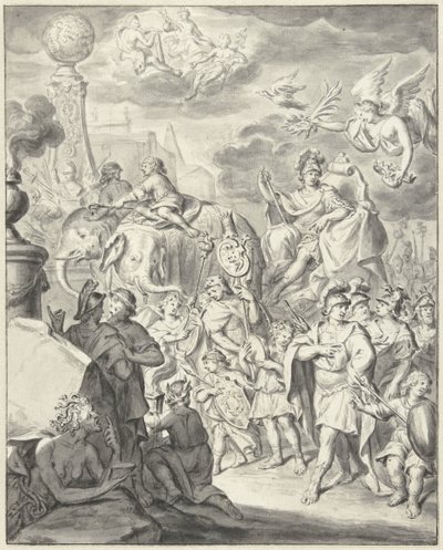Trionfo allegorico di un principe o condottiero da François van Bleyswijck
