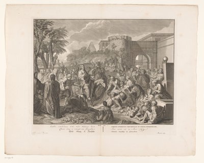 Ingresso di Cristo a Gerusalemme da François van Bleyswijck