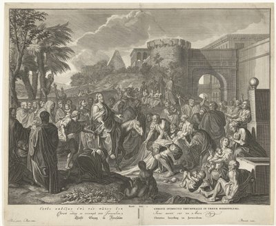 Ingresso di Cristo a Gerusalemme da François van Bleyswijck