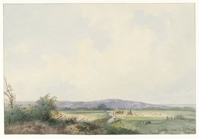 Paesaggio con prati, vicino alle dune da Frans Arnold Breuhaus de Groot