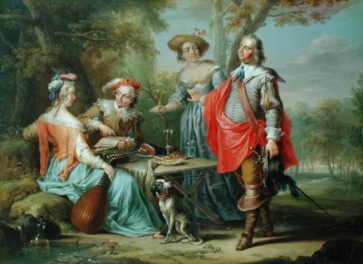 Picnic nel parco da Frans Christoph Janneck