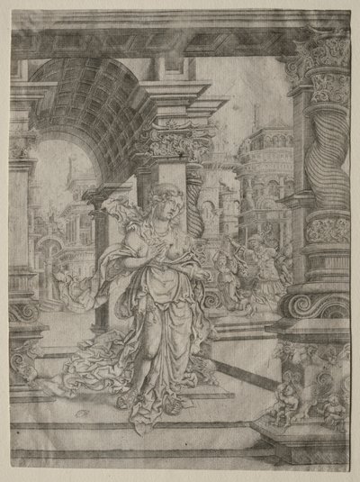 Morte di Lucrezia da Frans Crabbe van Esplegem