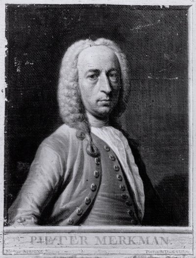 Ritratto di Pieter Merkman Jr da Frans Decker