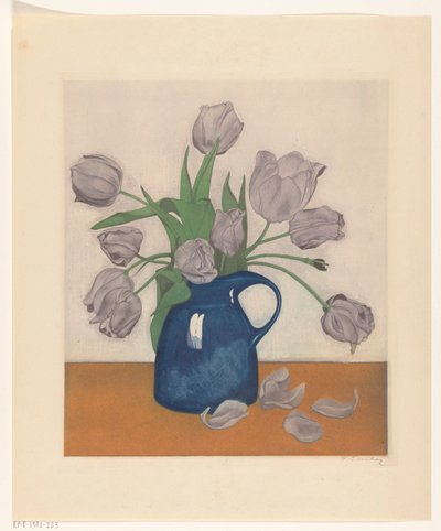Tulipani in una brocca da Frans Everbag (signed by artist)