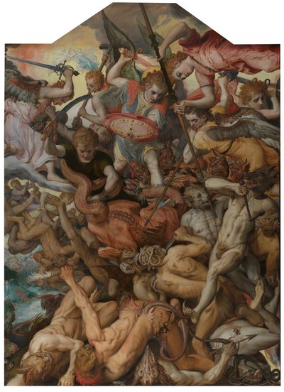 La caduta degli angeli ribelli da Frans Floris