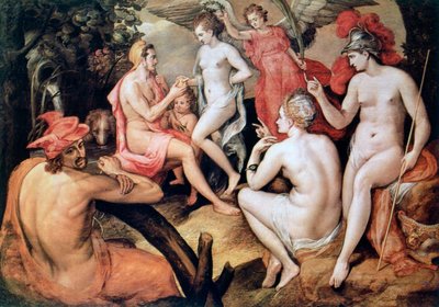 Il giudizio di Paride, c1550 da Frans Floris