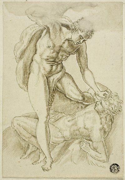 Caino che uccide Abele da Frans Floris I