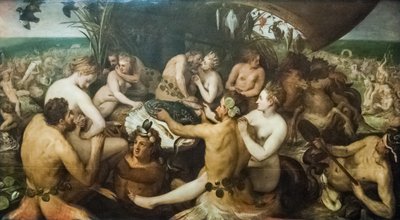 Svedese: Havsgudarnas högtid La festa degli dei del mare da Frans Floris I