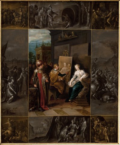 Apelle dipinge Campaspe da Frans Francken d.Y.