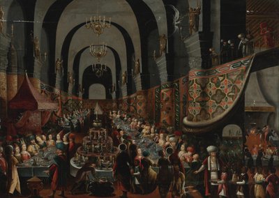 Il Banchetto di Baldassarre da Frans Francken the Younger