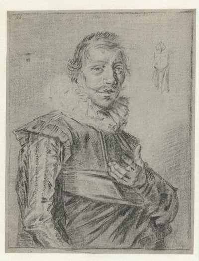 Ritratto di un giovane con la mano tesa da Frans Hals (manner of)