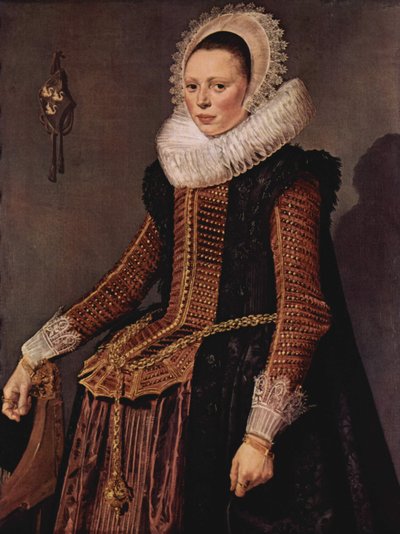 Olandese: Ritratto di donna Ritratto di donna in piedi da Frans Hals