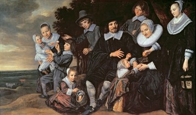 Gruppo familiare in un paesaggio, c.1647-50 da Frans Hals
