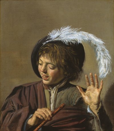 Ragazzo con il flauto da Frans Hals