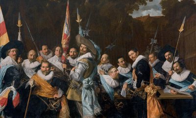 Riunione degli ufficiali e dei sergenti della Guardia Civica di Calivermen da Frans Hals