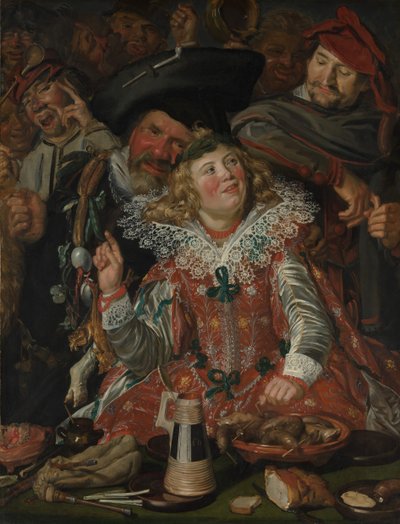 Festaioli a Carnevale da Frans Hals