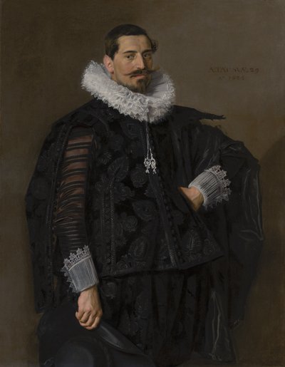 Ritratto di Jacob Pietersz Olycan (1596-1638) da Frans Hals