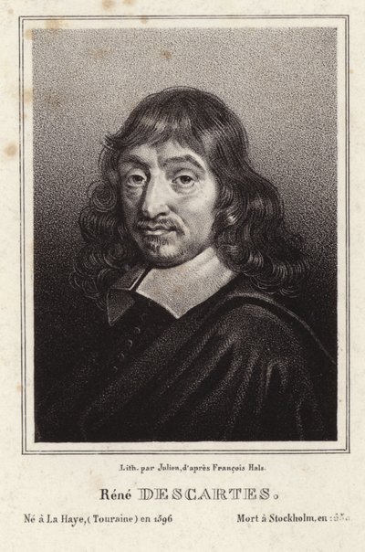 Ritratto di René Descartes da Frans Hals