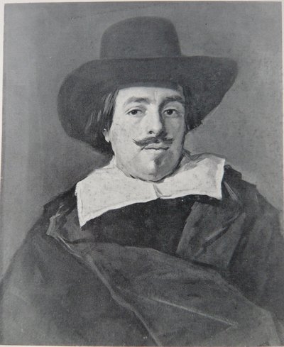 Ritratto di uomo rivolto in avanti da Frans Hals