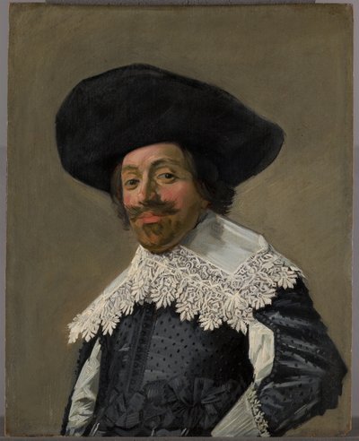 Ritratto di un uomo con cappello da Frans Hals