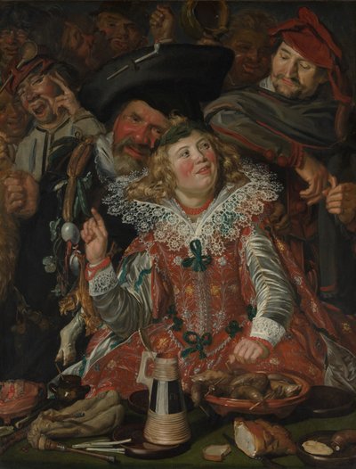 Festaioli di Carnevale (La Compagnia Allegra) da Frans Hals