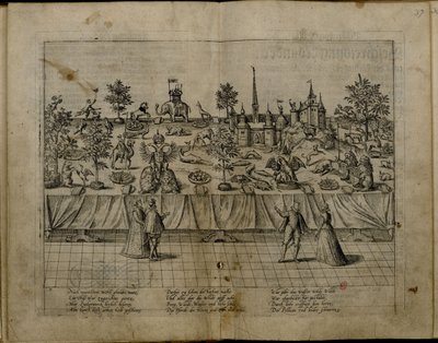 Il matrimonio del Duca Giovanni Guglielmo di Jülich-Cleves-Berg e Jakobea di Baden, 1585 da Frans Hogenberg