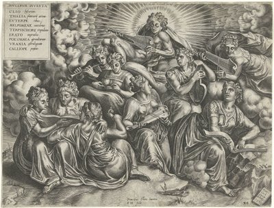 Apollo e le Muse da Frans Huys