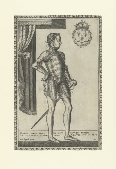 Ritratto di re Carlo IX di Francia da Frans Huys