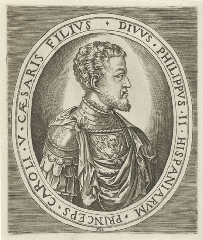 Ritratto di re Filippo II, re di Spagna da Frans Huys